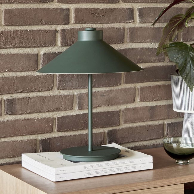 lampa stolowa zielona