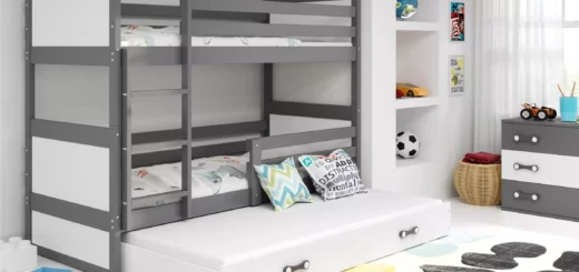 łóżka piętrowe 90x200 do sypialni