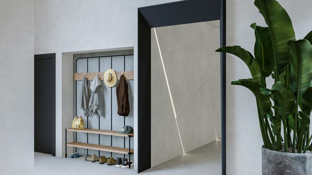 proste meble w przedpokoju