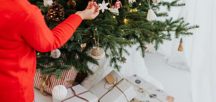 ozdabianie choinki
